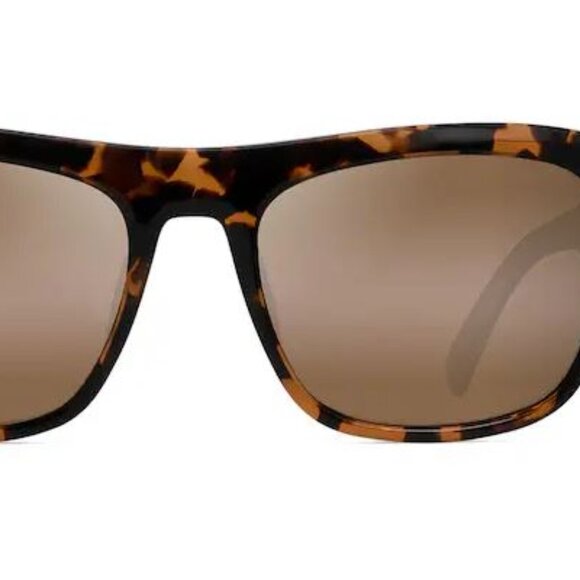 NWT $349.00 Maui Jim S-Turns  Tortoise with Honey Crystal Interior  HCL® Bronze main image 9